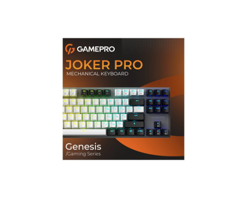Клавіатура GamePro Genesis Joker Pro MK124G Pro Outemu Red Switch Wireless/Bluetooth/USB UA Gray (MK124G Pro)