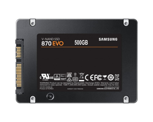 Накопичувач SSD 2.5" 500GB 870 EVO Samsung (MZ-77E500BW)