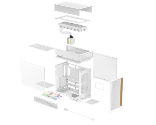 Корпус для ПК Deepcool CL6600 White (R-CL6600-WHNNA0-G)