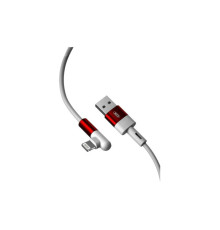 Дата кабель USB 2.0 AM to Lightning 1.0m 90° corner NB152 white XO (6920680872466)