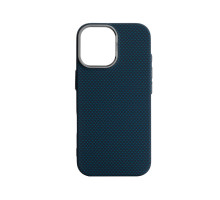 Чохол до мобільного телефона Armorstandart LikeCarbon2 MagCase Apple iPhone 17 Kevlar Dark Blue (ARM88613)