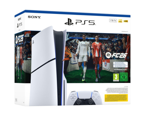 Ігрова консоль Sony Playstation 5 Slim Blu-ray 825GB (+EA SPORTS FC 26) (1000049854)