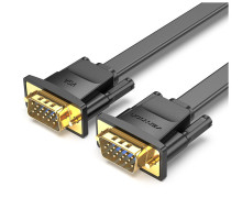 Кабель мультимедійний VGA M to VGA M 1.0m black Vention (LAJWF)