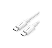 Дата кабель USB-C to USB-C 1.0m US264 ABS Shell White Ugreen (60518)
