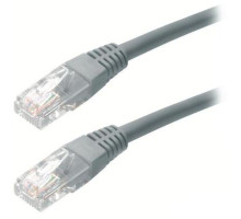 Патч-корд 5м, RJ-45, Cat.5e, CU, мідь, сірий Ritar (PCR-CU/5G / 04287)
