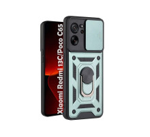 Чохол до мобільного телефона BeCover Military Xiaomi Redmi 13C / Poco C65 Dark Green (710563)
