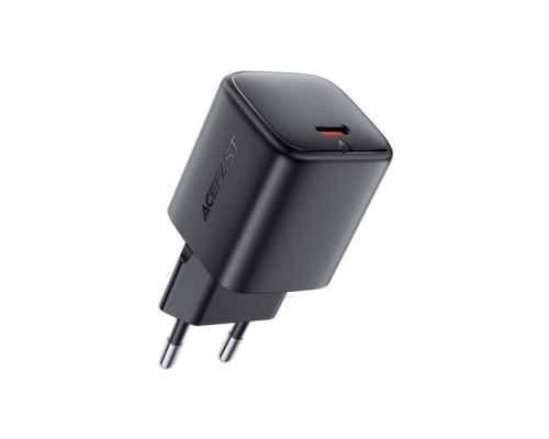 Зарядний пристрій Acefast USB-C 45W GaN black (6974316285007)
