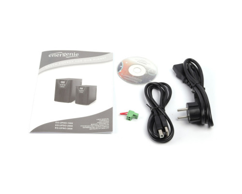 Пристрій безперебійного живлення EnerGenie EG-UPSO-1000, 1000VA (EG-UPSO-1000)