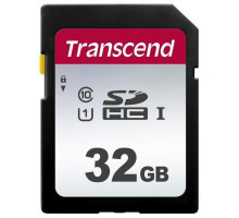 Карта пам'яті Transcend 32GB SDHC class 10 UHS-I U1 (TS32GSDC300S)