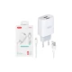 Зарядний пристрій XO L57 2.4A/2USB + lightning (XO-L57-LGHT)