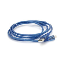 Дата кабель USB 2.0 AM to Micro 5P 1.5m blue Voltronic (YT-AM/Mc-1.5B/05500)
