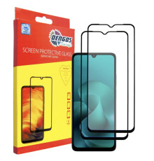 Скло захисне Dengos Motorola G06 / G06 Power Black 2 pcs (DG-TG2P-92)