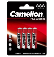 Батарейка Camelion AAA LR03 Plus Alkaline * 4 (LR03-BP4)