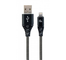 Дата кабель USB 2.0 AM to Lightning 1.0m Cablexpert (CC-USB2B-AMLM-1M-BW)