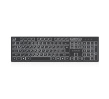 Клавіатура REAL-EL RK-725W Wireless/Bluetooth Black (EL123100061)