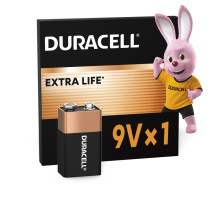 Батарейка Duracell 9V лужна 1шт. в упаковці (5000394066267 / 81483681)