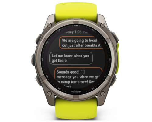 Смарт-годинник Garmin fenix 8 51mm,Saph Solar, BareTi/Graphite,AmpYe/GrphBnd (010-02907-21) Смарт-годинник Garmin fenix 8 51mm,Saph Solar, BareTi/Graphite,AmpYe/GrphBnd (010-02907-21)