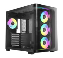 Корпус для ПК OCYPUS IOTA C70 BK CURVE ARGB DIGITAL (IOTA-C70-BKD400CD-GL)