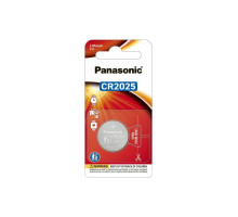 Батарейка CR 2025 Lithium 1pcs Blister Panasonic (CR-2025PT/1B)