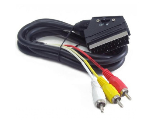 Кабель мультимедійний RCA - SCART, 1.8 m Cablexpert (CCV-519-001)