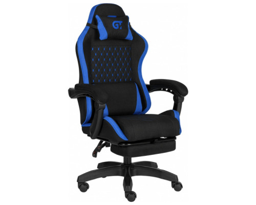 Крісло ігрове GT Racer X-2339 Black/Blue (X-2339 Fabric Black/Blue)