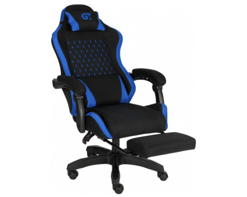 Крісло ігрове GT Racer X-2339 Black/Blue (X-2339 Fabric Black/Blue)