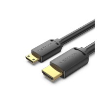 Кабель мультимедійний HDMI to Micro HDMI 3.0m V2.0 4K 60Hz 18Gbps HDR Dolby Vention (AGHBI)