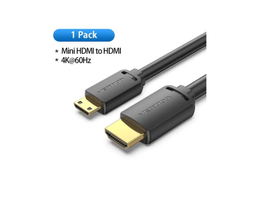 Кабель мультимедійний HDMI to Micro HDMI 3.0m V2.0 4K 60Hz 18Gbps HDR Dolby Vention (AGHBI)