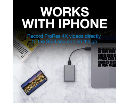 Накопичувач SSD USB Type-C 1TB Mobile Secure LaCie (STKH1000800)