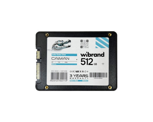 Накопичувач SSD 2.5" 512GB Caiman Wibrand (WI2.5SSD/CA512GB)