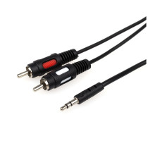 Кабель мультимедійний 3.5mm M to 2xRCA M 1.8m Atcom (10707)