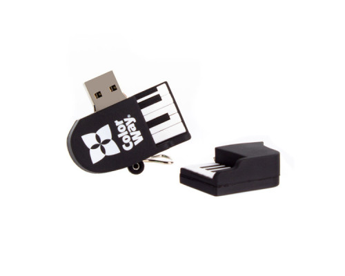USB флеш накопичувач ColorWay Piano 64 GB 3.0 Black (CW-USBPO64)
