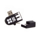 USB флеш накопичувач ColorWay Piano 64 GB 3.0 Black (CW-USBPO64)