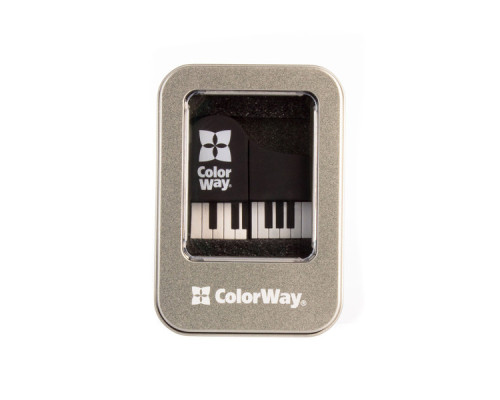 USB флеш накопичувач ColorWay Piano 64 GB 3.0 Black (CW-USBPO64)