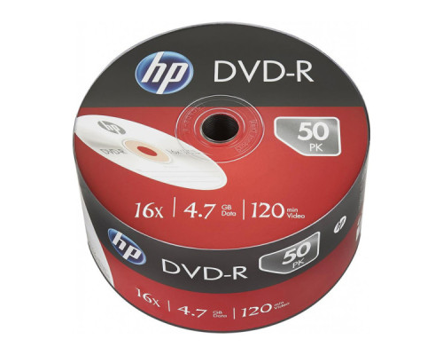 Диск DVD HP DVD-R 4.7GB 16X IJ PRINT 50шт (69302/DME00070WIP-3)