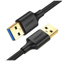 Дата кабель USB 3.0 AM/AM 1.0m US128 black Ugreen (10370)