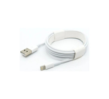 Дата кабель USB 2.0 AM to Lightning 1.0m white Dengos (CBL-001)