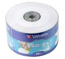 Диск CD Verbatim CD-R 700Mb 52x WrapTape Extra PRINTABLE (43794)