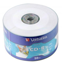 Диск CD Verbatim CD-R 700Mb 52x WrapTape Extra PRINTABLE (43794)