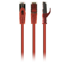 Патч-корд 0.5м S/FTP Cat 6A CU LSZH red Cablexpert (PP6A-LSZHCU-R-0.5M)