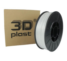 Пластик для 3D-принтера 3Dplast PETG 1.75мм, 0.85кг, white pearl (3DPTG17508PRL)