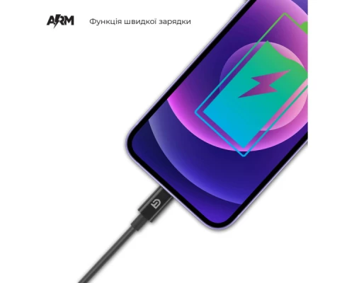 Дата кабель USB-C to Lightning 1.0m AMQGJ2B black Armorstandart (ARM64293) Дата кабель USB-C to Lightning 1.0m AMQGJ2B black Armorstandart (ARM64293)