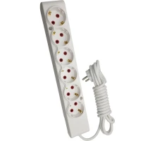 Мережевий подовжувач TECCO 3м 4 поста white (8681277842313)