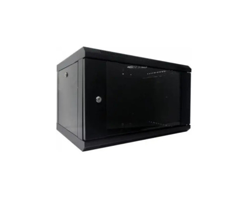 Шафа настінна Hypernet 4U 19" 600x600 (WMNC66-4U-FLAT-BLACK)