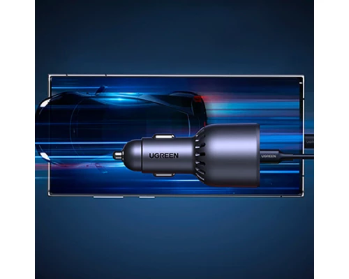 Зарядний пристрій Ugreen 3xUSB 130W (2xUSB-C+USB-A) QC3.0 (EC705) (35025)