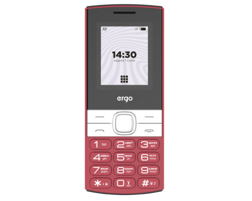 Мобільний телефон Ergo B185 Red