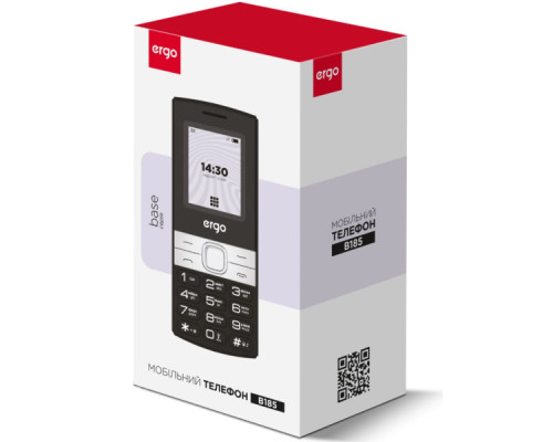 Мобільний телефон Ergo B185 Red