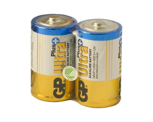 Батарейка Gp D GP Ultra Plus LR20 (Shrink) * 2 (13AUP21-S2 / 4891199219269)