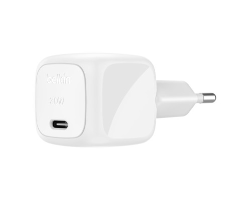 Зарядний пристрій Belkin USB-C PD30W PPS white (WCA008KQWH)