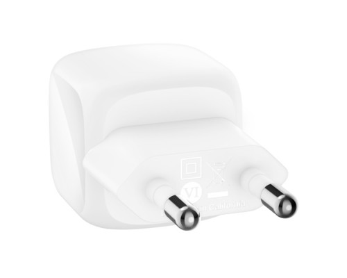 Зарядний пристрій Belkin USB-C PD30W PPS white (WCA008KQWH)